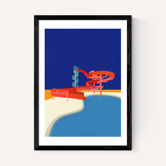 Pool with Water Slide