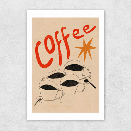 Coffee? Unframed Print