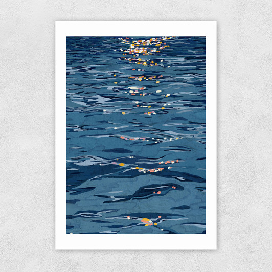 The Sea Unframed Print