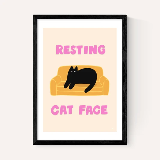 Resting Cat Face