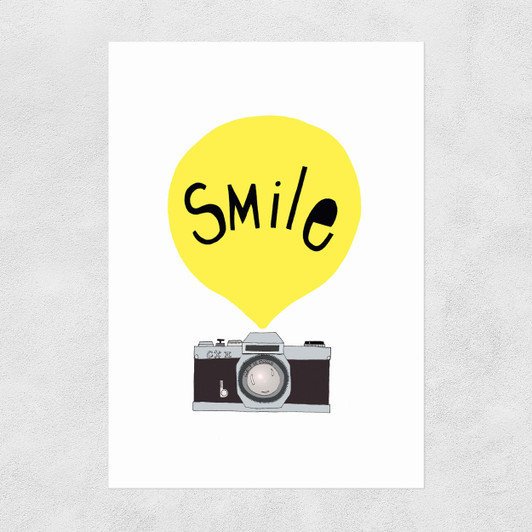 Smile! Unframed Print