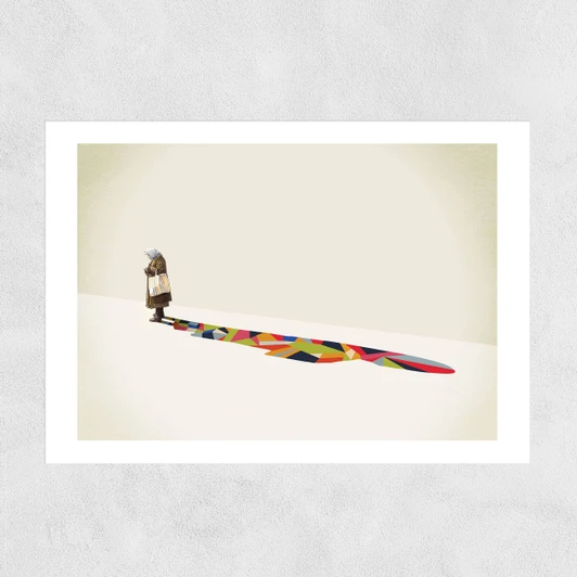 Old Lady by Jason Ratliff Unframed Print