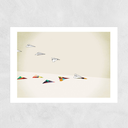 Paper Planes by Jason Ratliff Unframed Print
