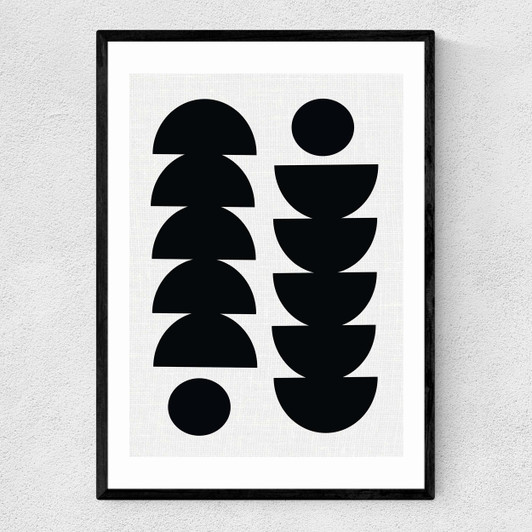 Tropical Narrow Black Frame