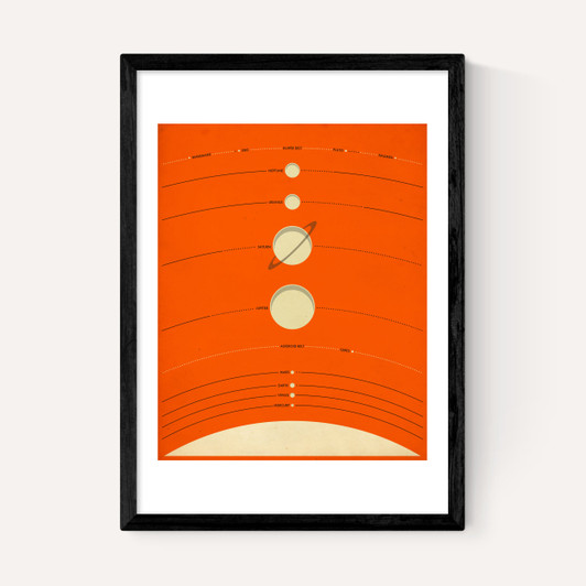 Solar System (orange) by Jazzberry Blue