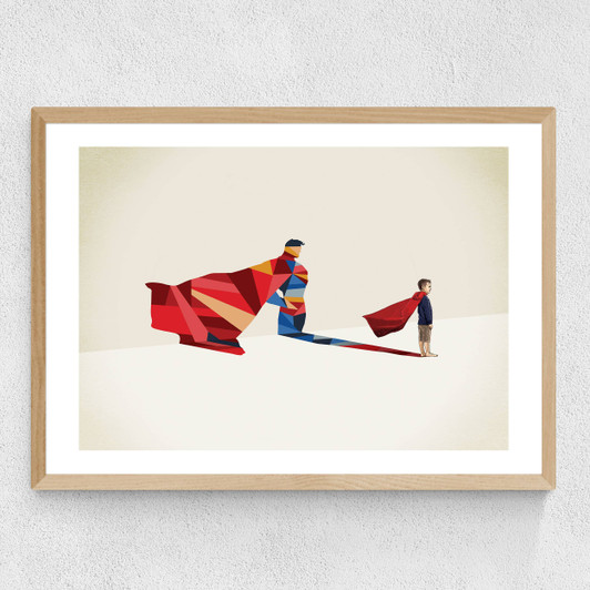 Hero by Jason Ratliff Medium Oak Frame