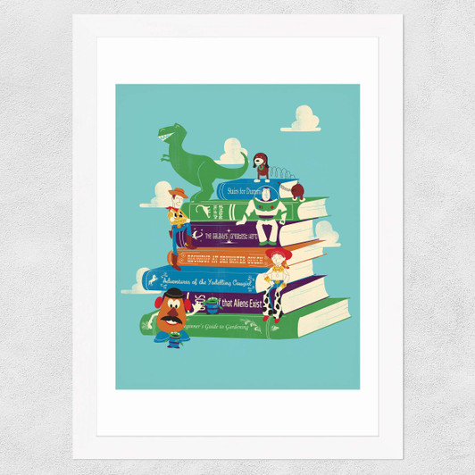 Toy Stories Wide White Frame