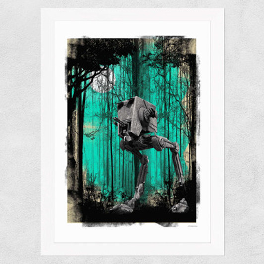 Forest Moon - Star Wars Wide White Frame