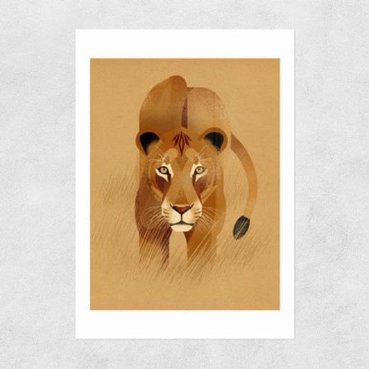 Lion by Dieter Braun Unframed Print