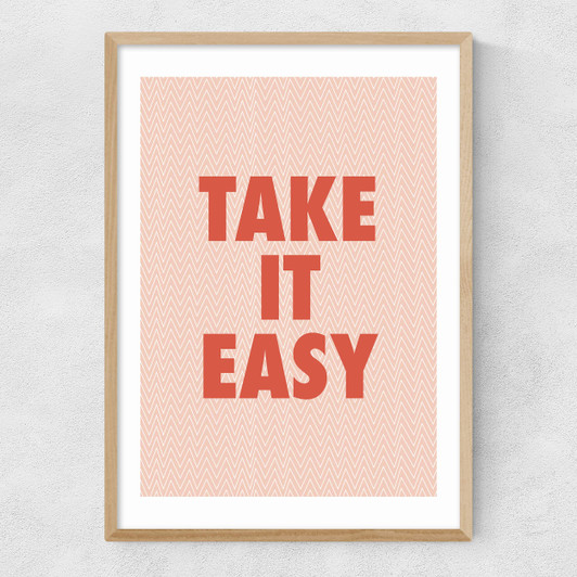 Take It Easy Narrow Oak Frame