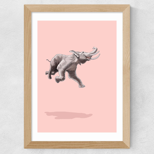 Like a Bird - Float by Jason Ratliff Wide Oak Frame