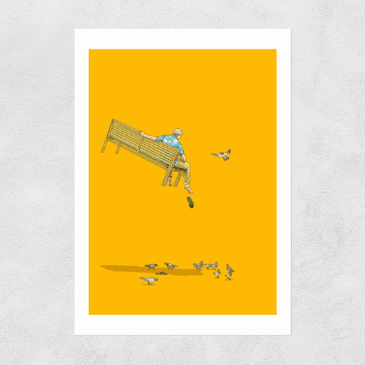With the Pidgeons - Float by Jason Ratliff Unframed Print