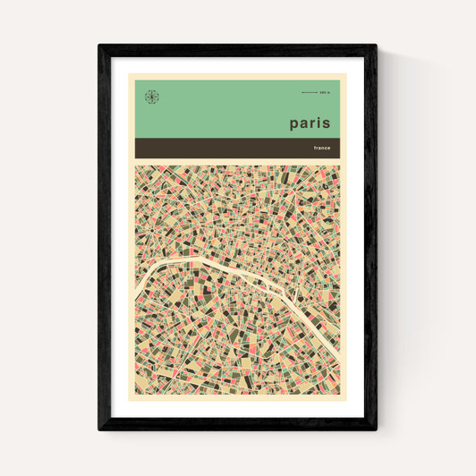 Paris Streetguide by Jazzberry Blue