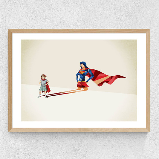 Heroine by Jason Ratliff Medium Oak Frame