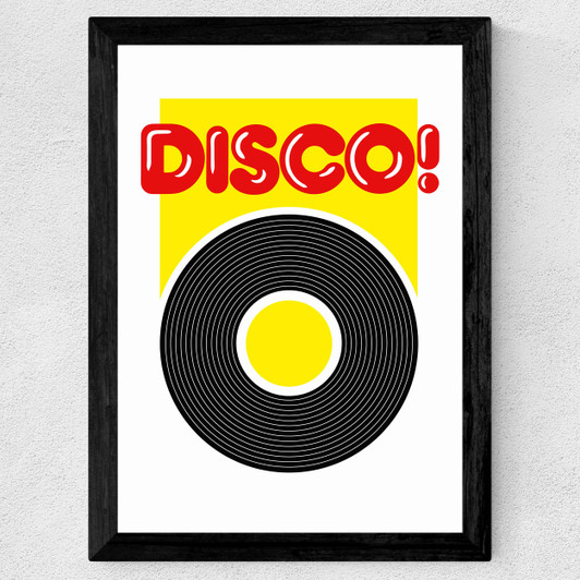Disco Wide Black Frame