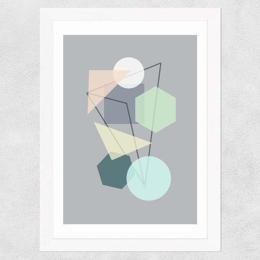 Graphic 113 Wide White Frame