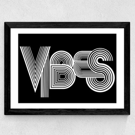 Vibes Wide Black Frame