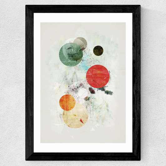 Moon and Back by Tracie Andrews Wide Black Frame