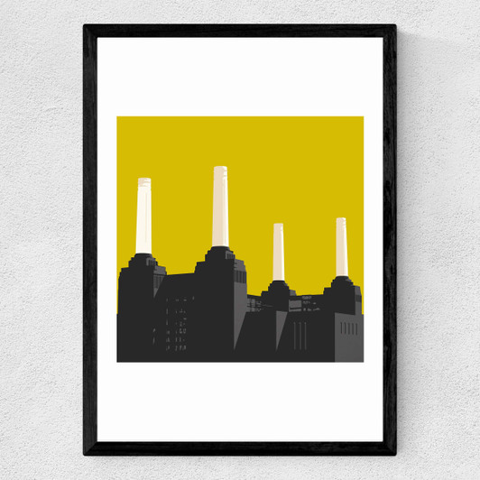 Battersea Power Station Medium Black Frame