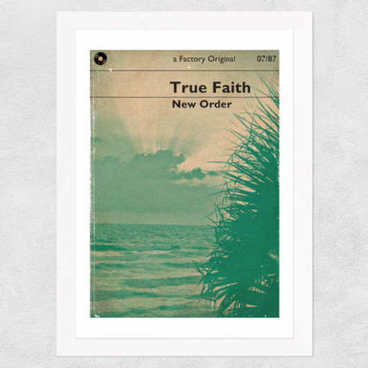 True Faith Wide White Frame