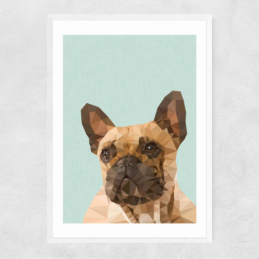 Frenchie 2 Narrow White Frame