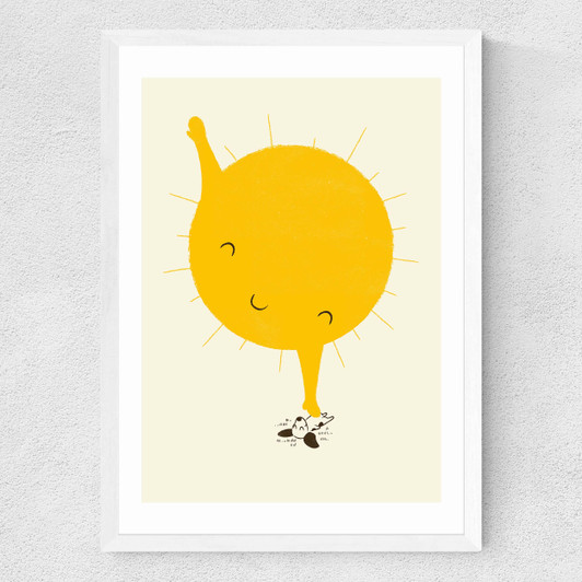 Belly Rub Medium White Frame