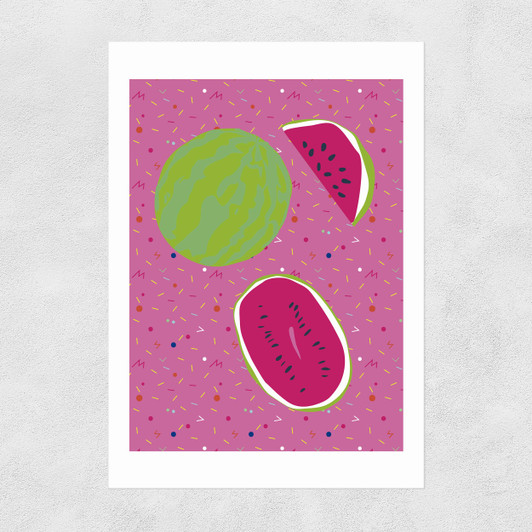 Watermelon by Mariery Young Narrow Black Frame