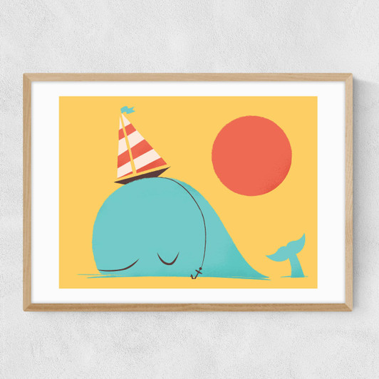Party Hat Narrow Oak Frame