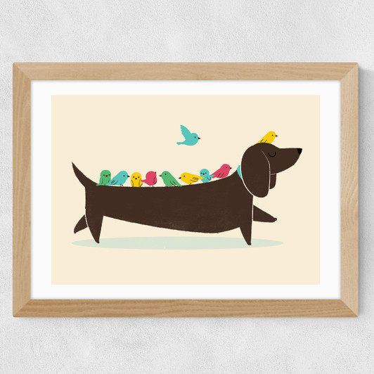 Bird Dog Wide Oak Frame