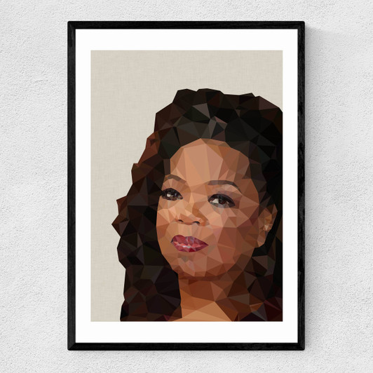 Oprah Narrow Black Frame