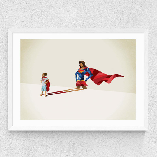 Kid of Steel Medium White Frame