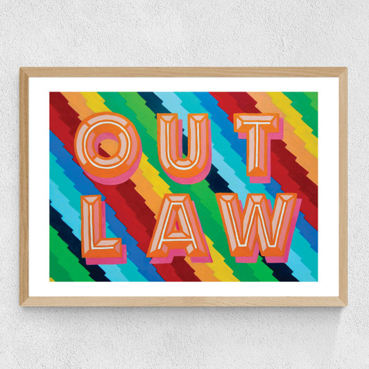 Outlaw Medium Oak Frame