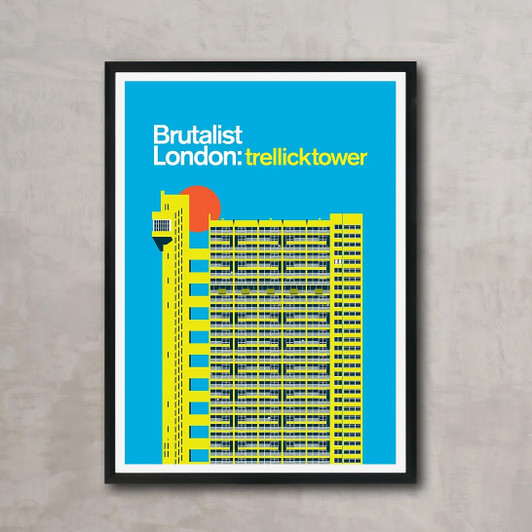 Brutalist London: Trellick Tower Unframed Print