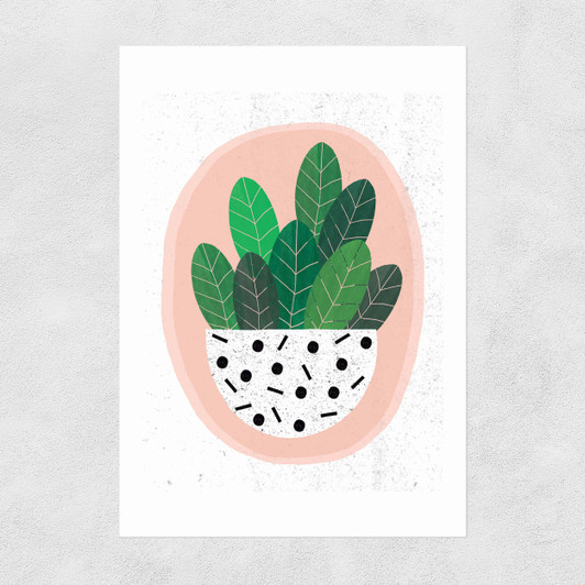 Pot Plant Unframed Print