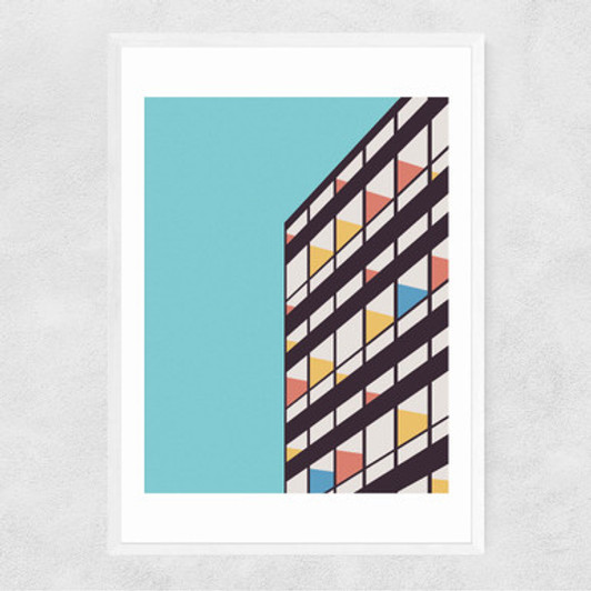 Corbusier Narrow White Frame