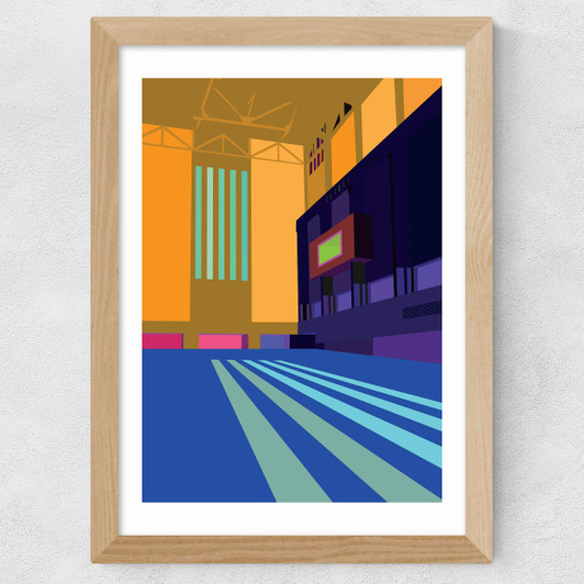 Tate Modern - Turbine Hall Wide Oak Frame