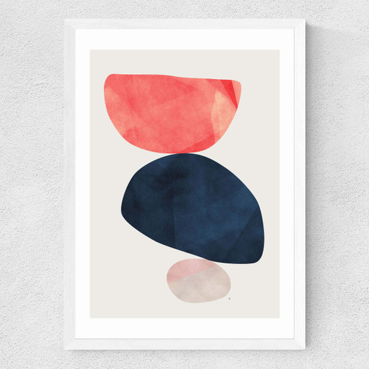 Balance II Medium White Frame