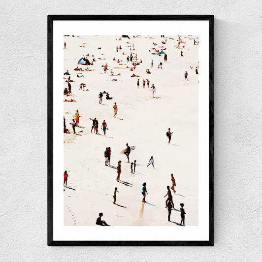 Beach Life Narrow Black Frame