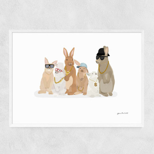 Rabbit Hip Hop Narrow White Frame