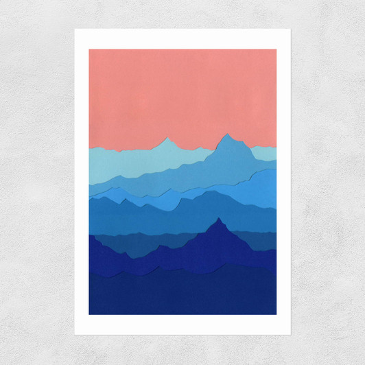 Blue Mountains Unframed Print