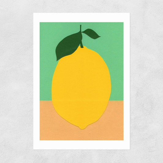 Lemon by Rosi Feist Unframed Print