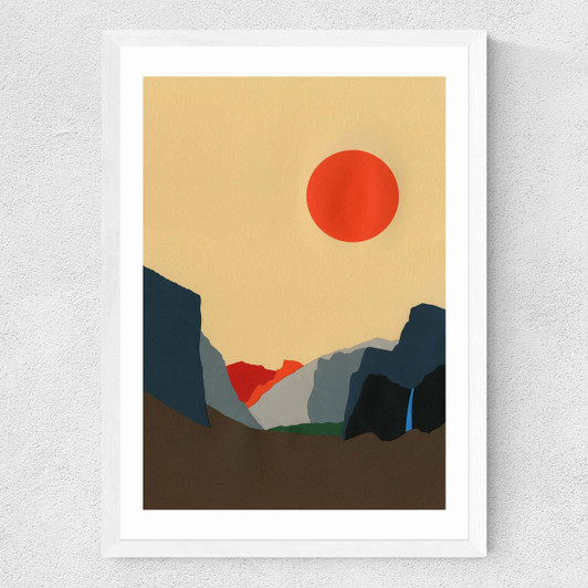 Yosemite Valley Medium White Frame