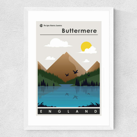 Buttermere Medium White Frame