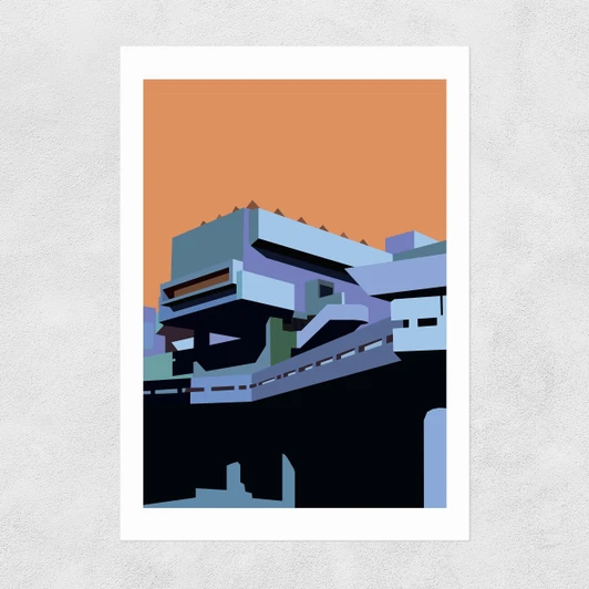 Southbank Gallery by Oshe POP! Unframed Print
