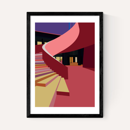 Tate Modern Stairs by Oshe POP!