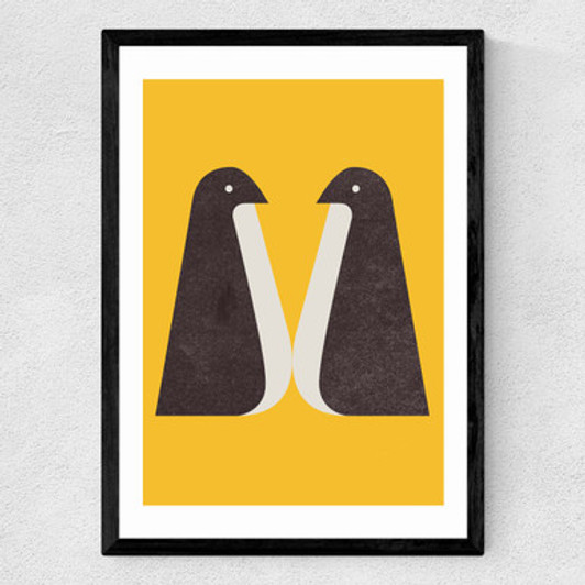 Penguin by In House Medium Black Frame