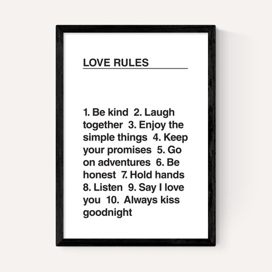 Love Rules