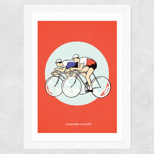 Tour De France Wide White Frame