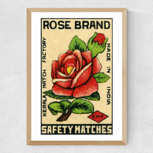 Rose Brand Matchbox Medium Oak Frame