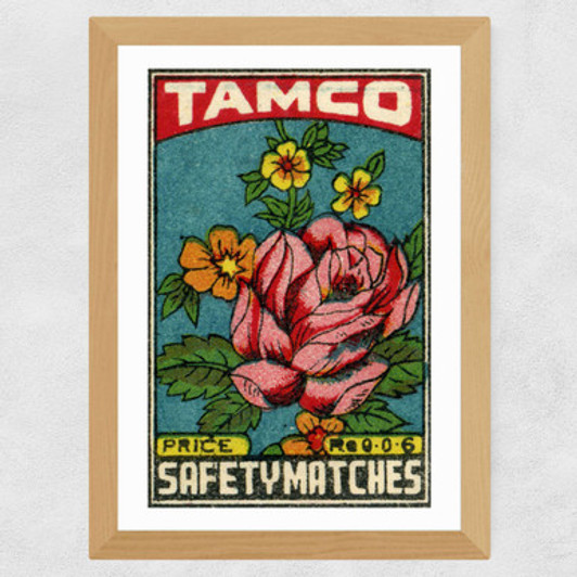 Tamco Rose Wide Oak Frame